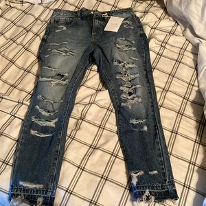 Kan Can high waisted jeans, NWT